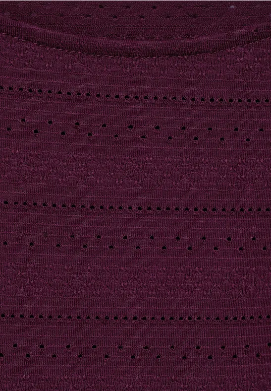 CECIL T-shirt jacquard 