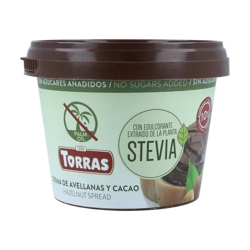 Crème de stévia cacao et noisettes