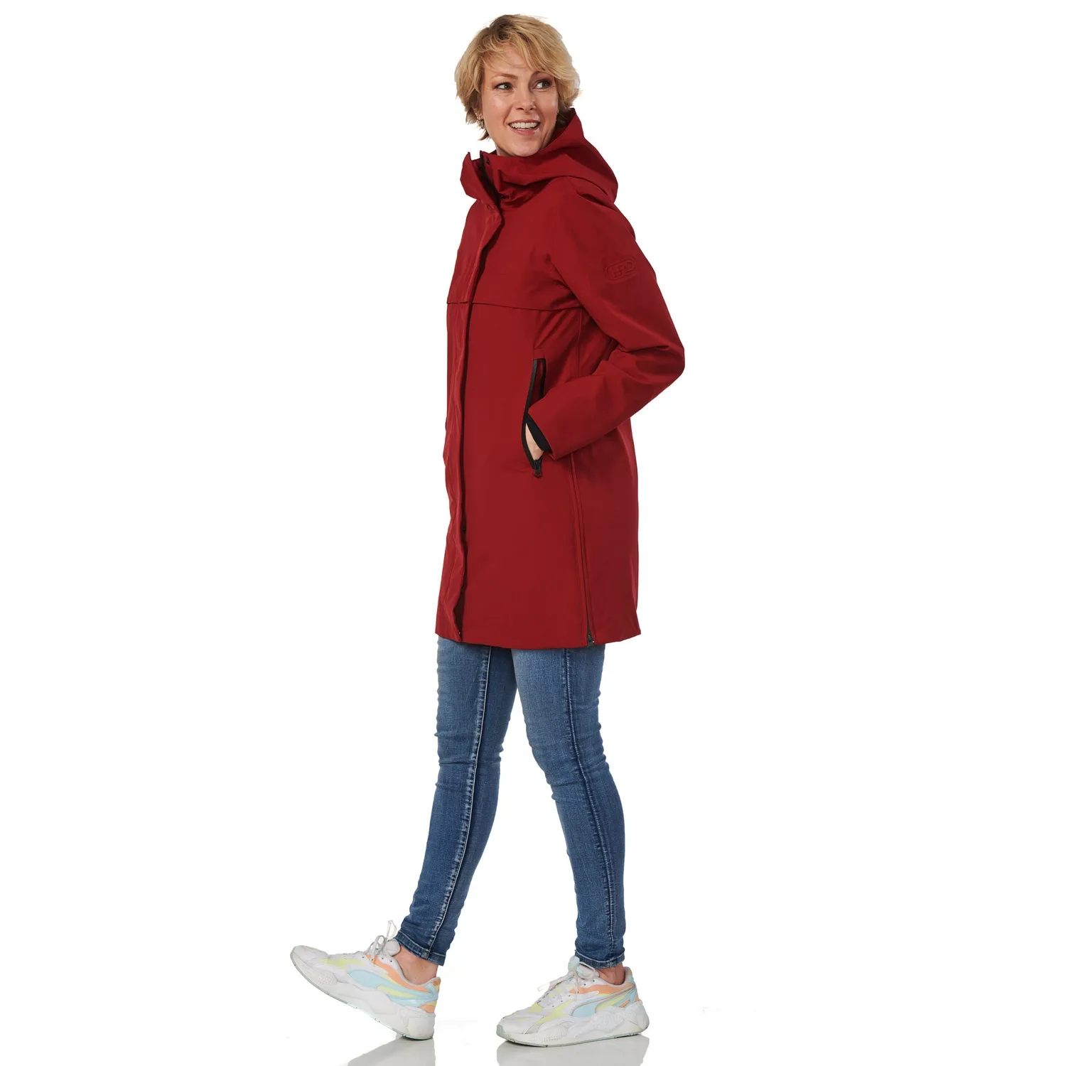 Imperméable Happy Rainy Days Florence Rouge Foncé