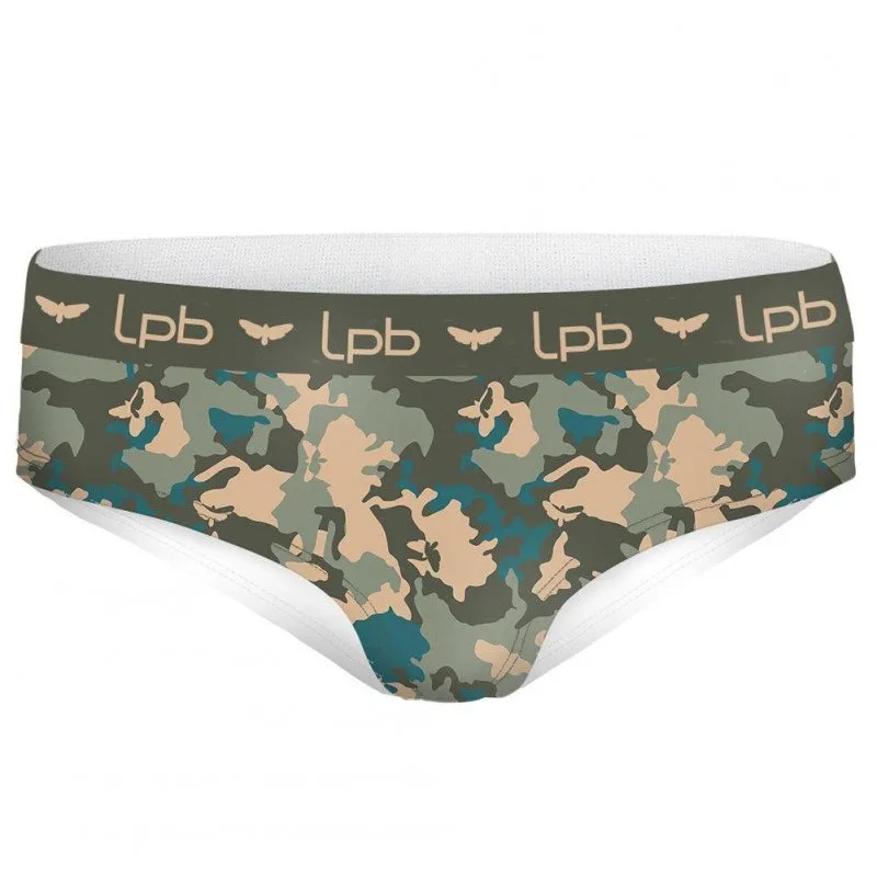 LES PETITES BOMBES Shorty Femme Microfibre ASS1 Camo ceint Kaki