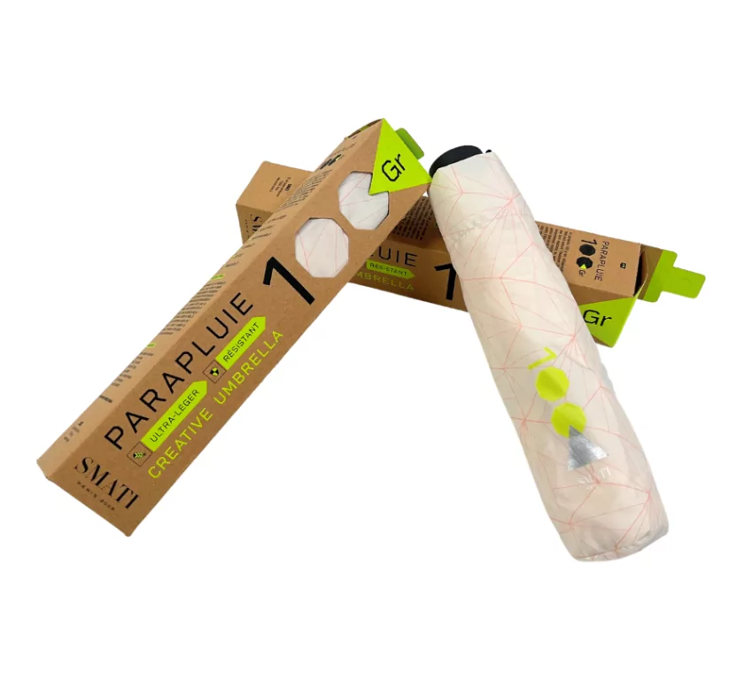 Mini Parapluie Plume 100g Ecru Graphique