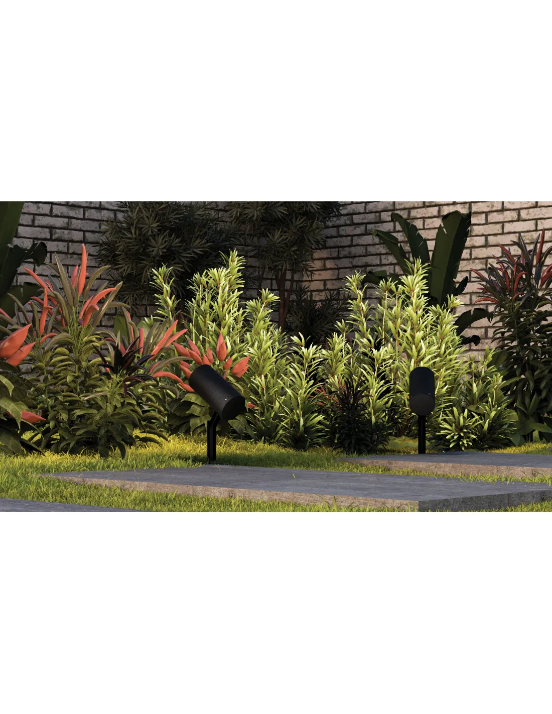 Projecteur Sur piquet KIWI avec lampe Led 7 Watts 3000K ARIC 3154