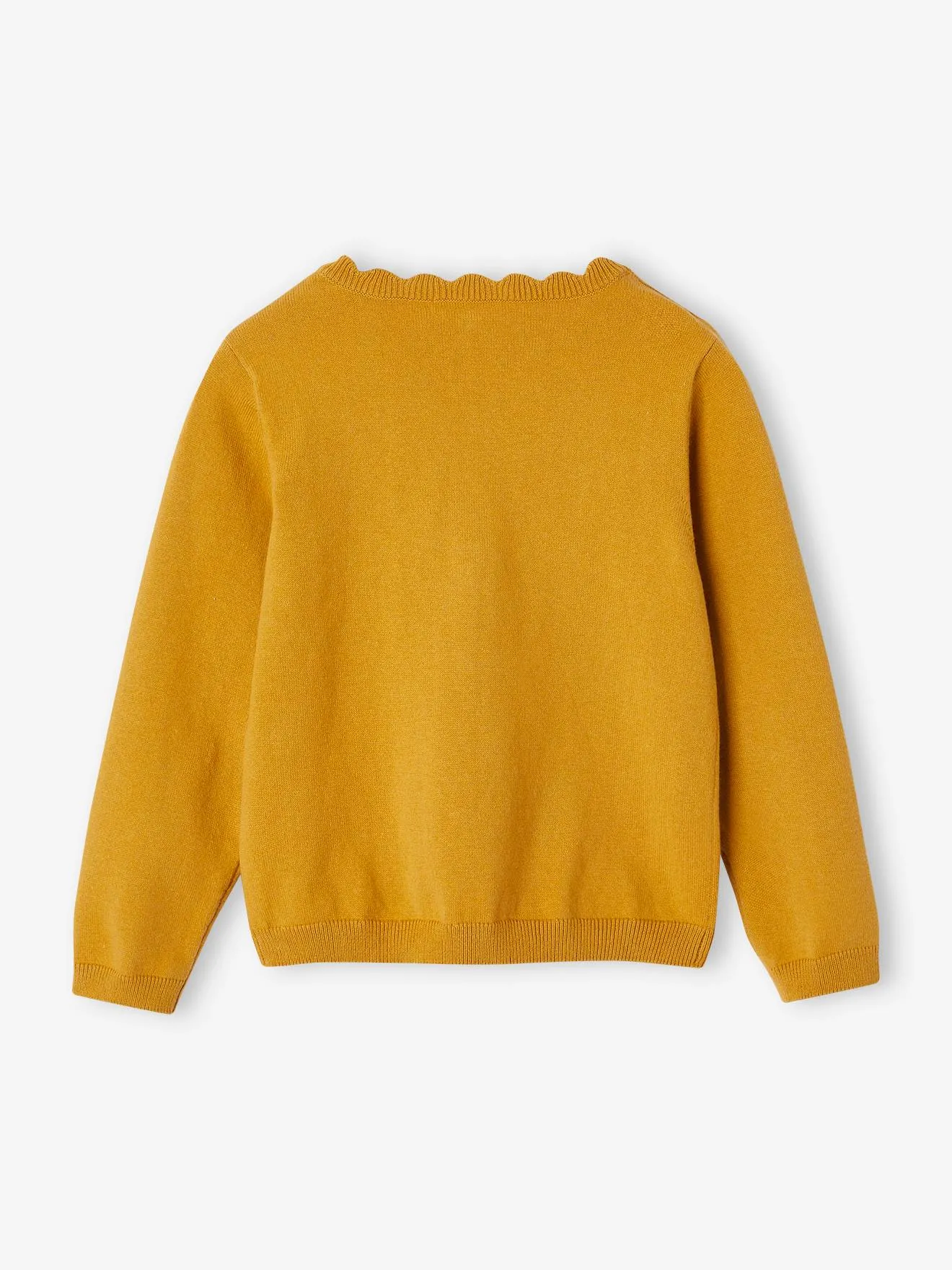Pull BASICS personnalisable fille rose bonbon - Vertbaudet