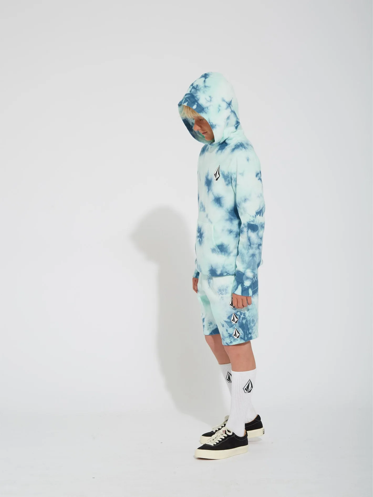 Short Iconic Stone Plus Fleece - TEMPLE TEAL - (ENFANT)