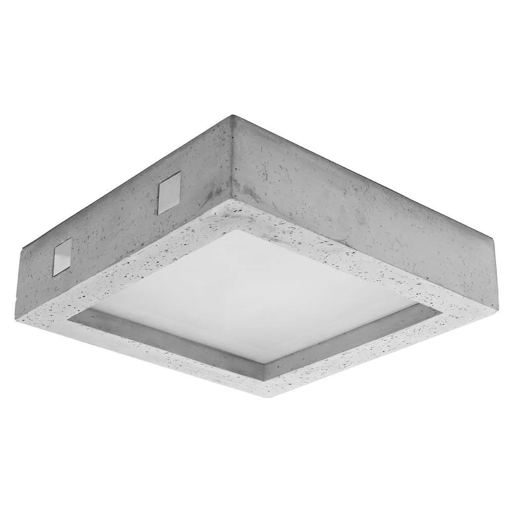 SOLLUX SL.0995 Plafonnier gris RIZA
