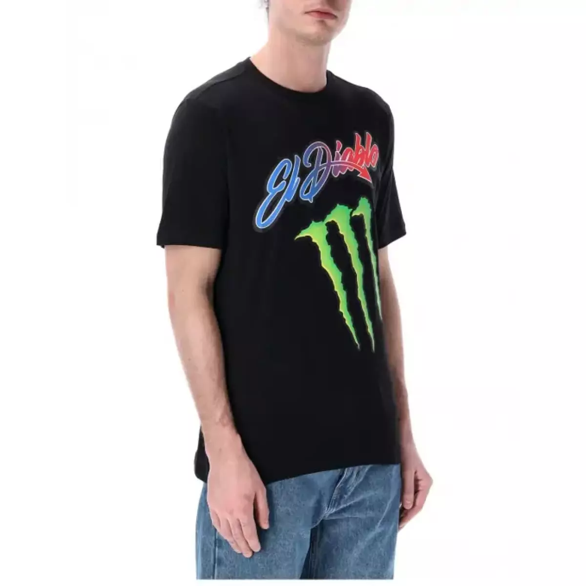 T-Shirt Pritelli Quartararo El Diablo Big Monster Noir - T-shirt